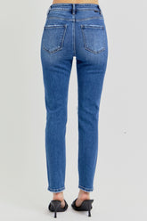 RISEN Women's High Rise Distressed Ankle Skinny Jeans - Trendy Fit